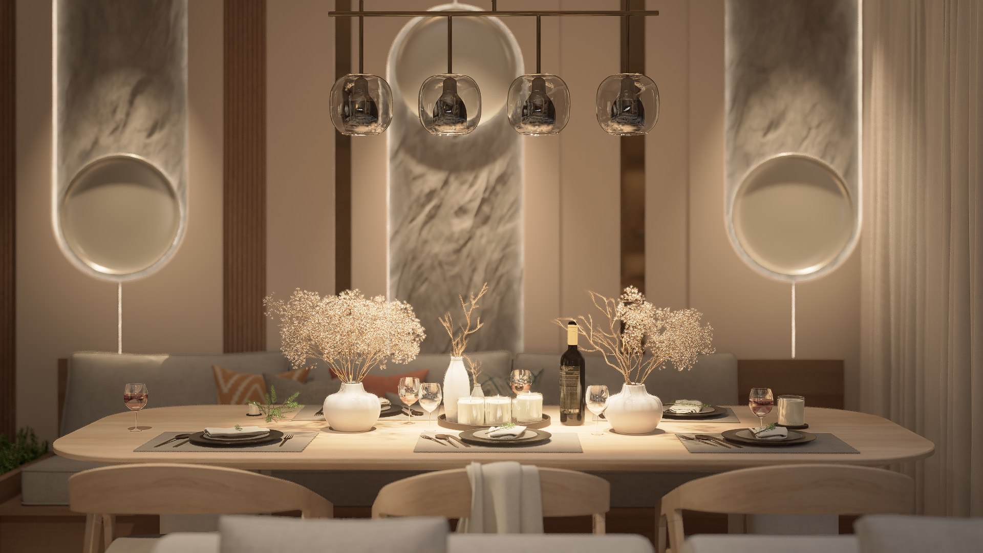 Dining room render